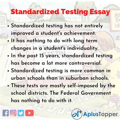 the impact of standardized testing on students thesis|does standardized testing affect education.